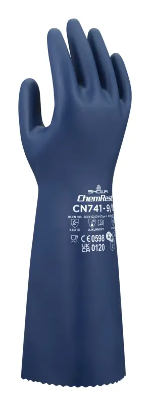 Showa Chemikalienschutzhandschuh CN741 Größe L (Verpackungseinheit 12 Paar) Ausverkauf
