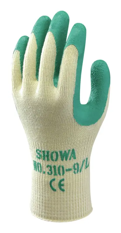 Nur Heute Showa Montagehandschuh 310, grün Größe M (Verpackungseinheit 10 Paar)