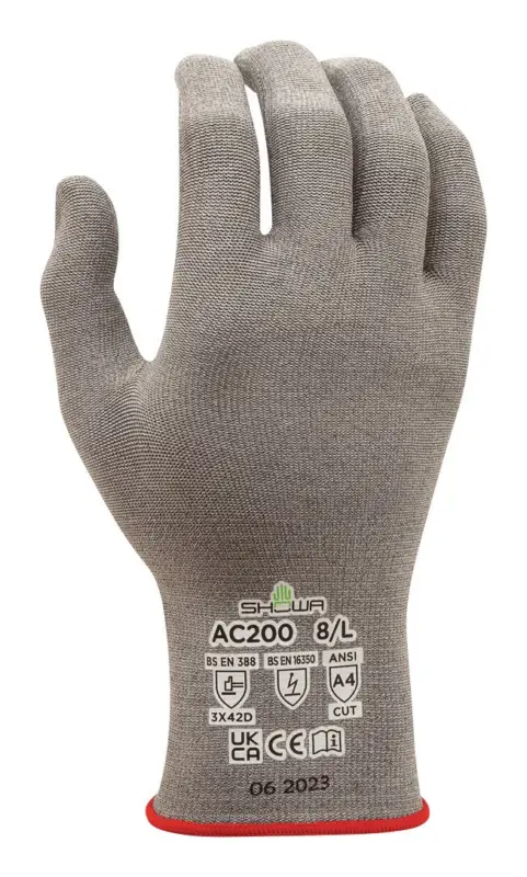 Billig Showa Schnittschutzhandschuh AC200 Größe M (Verpackungseinheit 12 Paar)
