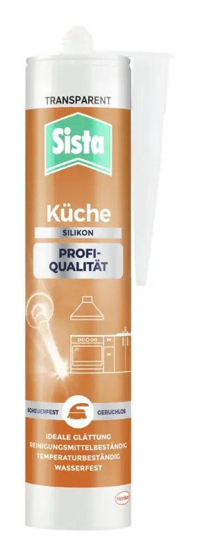 Kracherpreis Sista Küche Silikon 280 ml, transparent