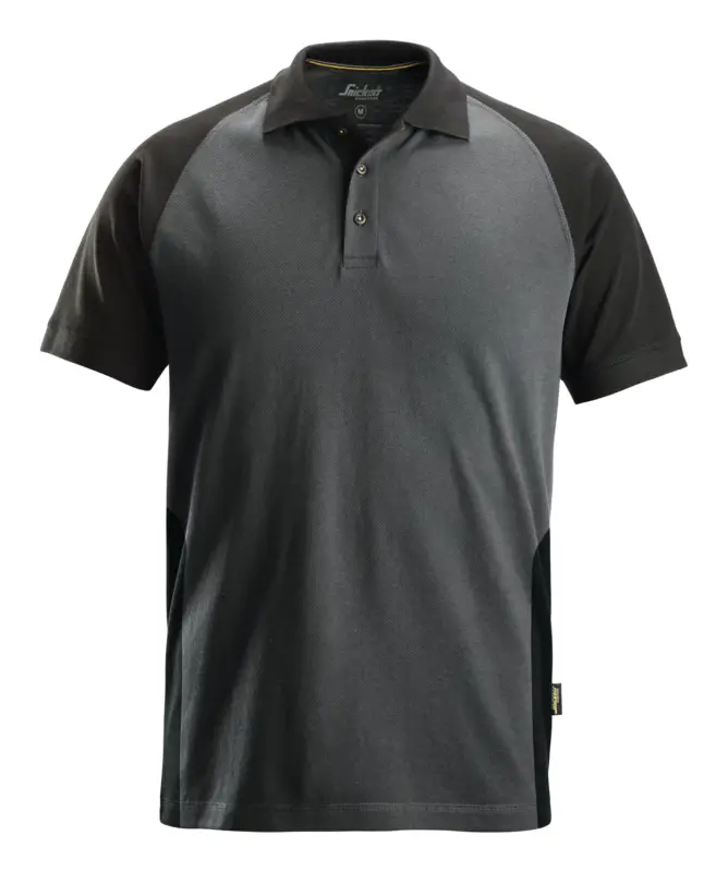 Ausverkauf Snickers Workwear Poloshirt 2750, 2-Farben, XS, stahlgrau-schwarz