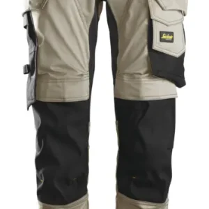 Sonderaktion Snickers Workwear Stretch-Arbeitshose 6241, 50, khaki-schwarz