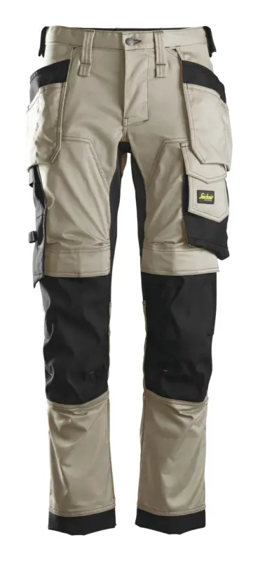 Sonderaktion Snickers Workwear Stretch-Arbeitshose 6241, 50, khaki-schwarz