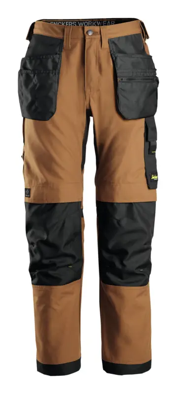 Snickers Workwear Stretch-Arbeitshose Canvas+ 6224, 050, braun-schwarz Super-Preis
