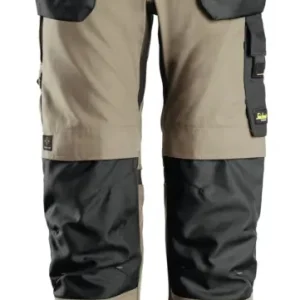 Bestpreis Snickers Workwear Stretch-Arbeitshose Canvas+ 6224, 052, khaki-schwarz