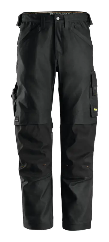 Snickers Workwear Stretch-Arbeitshose Canvas+ 6324, 054, schwarz Geprüft