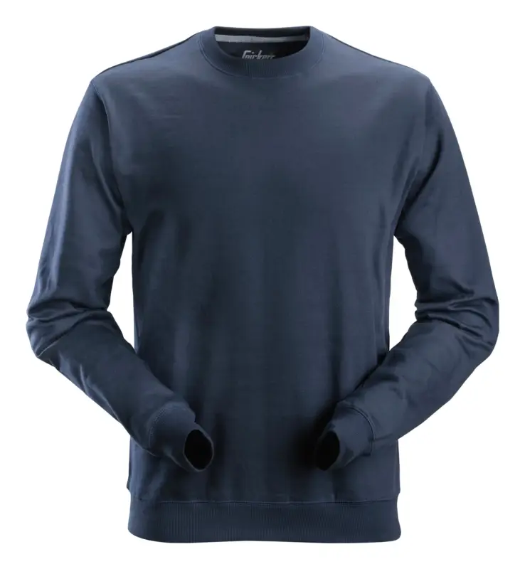 Snickers Workwear Sweatshirt 2810, Baumwolle, XL, marineblau Echt