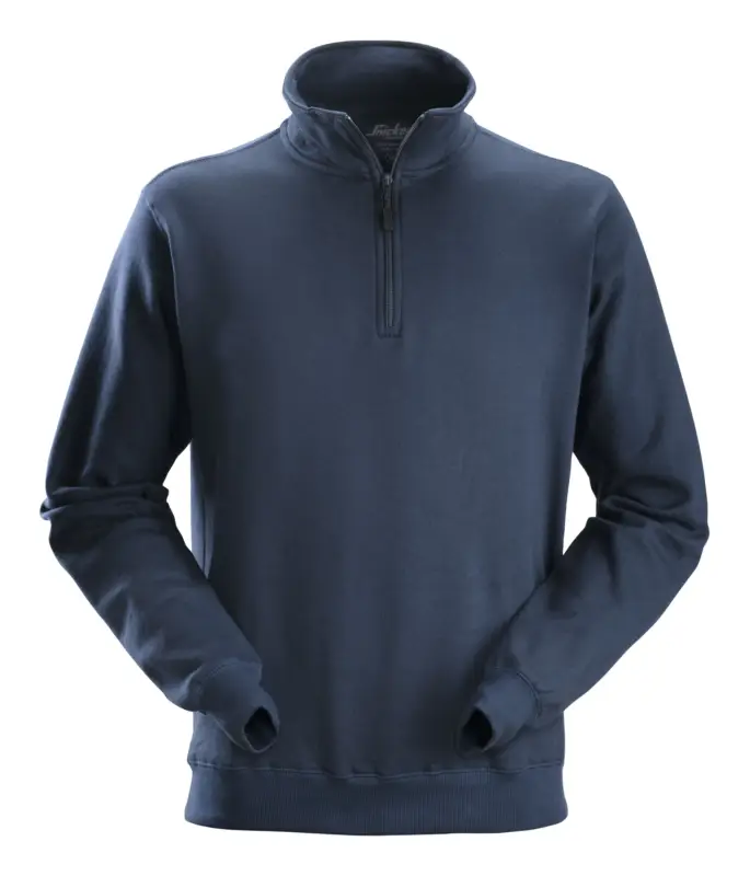 Snickers Workwear Sweatshirt Troyer 2818, M, marineblau Billig