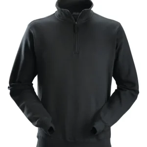 Snickers Workwear Sweatshirt Troyer 2818, XS, schwarz Meistverkauft