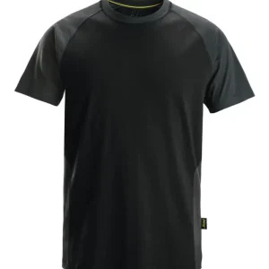 Bestpreis Snickers Workwear T-Shirt 2550, 2-Farben, XXL, schwarz-stahlgrau