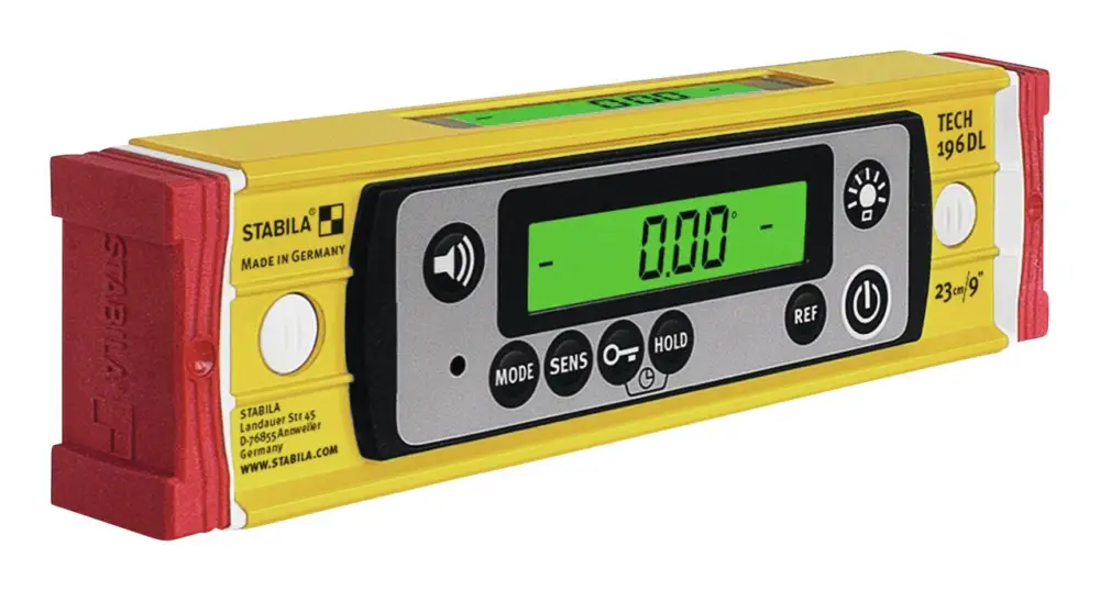 Markenprodukt Stabila Elektronik-Wasserwaage TECH 196 DL 23 cm IP 67