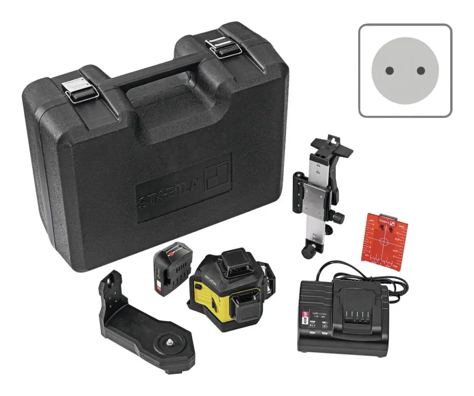 Bestpreis Stabila Multilinien-Laser LAX 600 7-teilig mit Akku und Ladegerät
