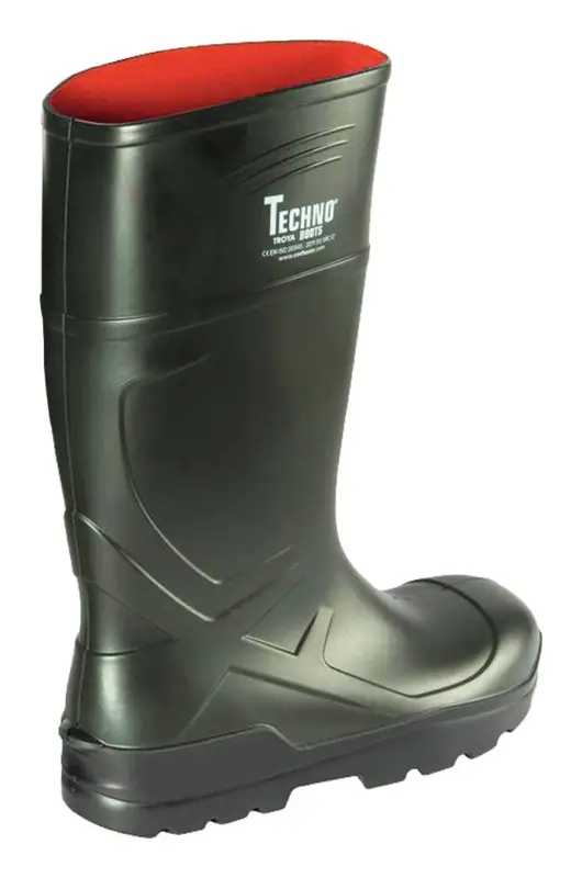 Solange Der Vorrat Reicht Techno Boots Sicherheitsstiefel 35334 Vosso PU, S5, Grün Größe 47 (Verpackungseinheit 1 Paar)