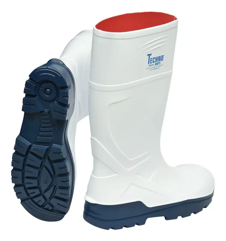 Techno Boots Sicherheitsstiefel 35484 Vitan PU, S4, weiß Größe 46 (Verpackungseinheit 1 Paar) Must-Have