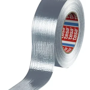 Tesa duct tape 60462, 50 m x 100 mm, mit recyceltem Träger, silber-grau Finale Aktion