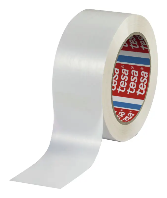 Sonderangebot Tesa PET-Packband, recycelt 60418 weiss 132 m x 50 mm (Verpackungseinheit 6 Rollen)