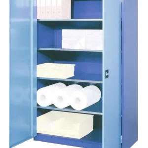 Thur Metall Flügeltürschrank (BxTxH) 1000 x 500 x 1950 mm 4 Verstellböden NCS 4040/NCS1060 Begrenztes Angebot