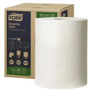 Günstig Tork Reinigungstücher 510137, 1-lagig, weiß, 400 Blatt