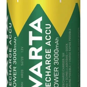 Neue Kollektion Varta Akku wiederaufladbar D 2er Blister NiMH Kapazität 3000 mAh