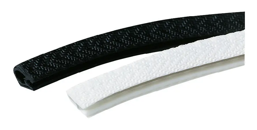 Top-Preis VR Trade Kantenschutz flexibel schwarz, mit Moosgummi, Klemmbereich 1-4 mm, 24,4 x 17,5 mm, 25m