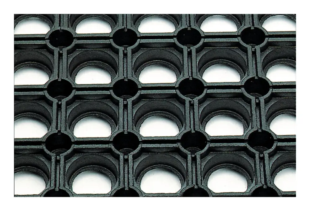 VR Trade Wabenmatte leichte Ausführung SBR/NR, schwarz, offene Decke, 18 mm, 120 x 80 cm Neu