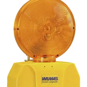 Markenprodukt Wemas TL-Warnleuchte 2000/180, gelb 2, Gehäuse gelb, mit Halter
