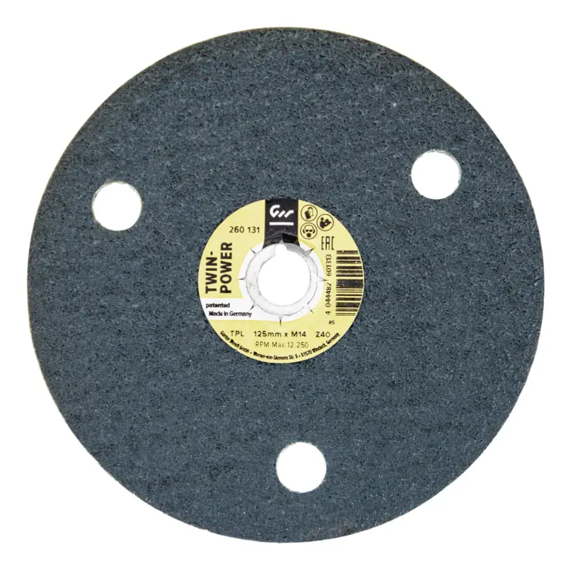Wendt Schleifscheibe Twinpower 125 x 3,5 mm Zirkonkorund K40 Schneller Versand