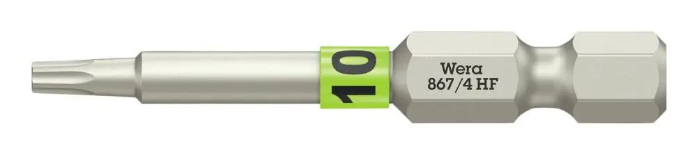Wera Bit zähhart 1/4" DIN 3126 E6,3 T10 x 50 mm mit Haltefunktion Must-Have