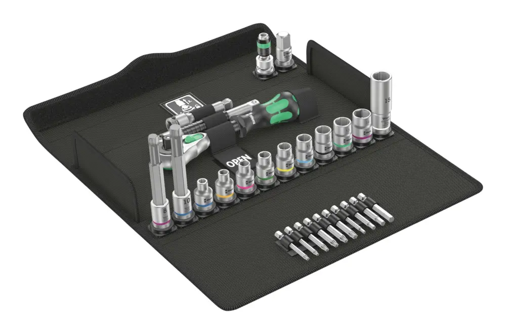 Wera Steckschlüssel-Satz 3/8" Bicycle Set 7 27-teilig Super-Preis