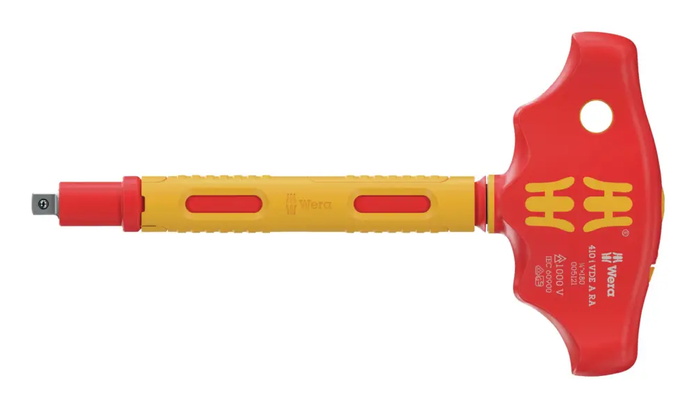 Günstig Wera VDE Ratschen-Quergriff 1/4"