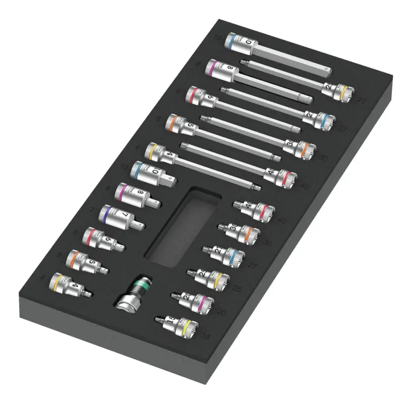 Wera Werkzeugmodul 1/3 Zyklop 3/8" Bitnuss Set 1 Finale Aktion