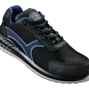 Preisknaller Wica Sicherheitshalbschuh Goehren Nuovo Schwarz/blau, S1P SR ESD Größe 36 (Verpackungseinheit 1 Paar)