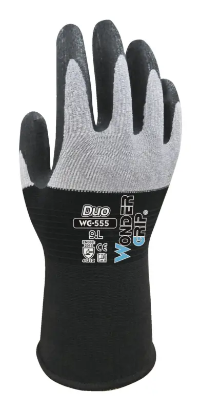 Wonder Grip Handschuh Air Duo WG-555, Größe 10 (Verpackungseinheit 12 Paar) Schneller Versand