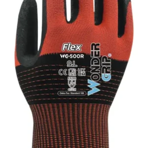 Neue Ware Wonder Grip Handschuh Flex WG-500R Größe 9 (Verpackungseinheit 12 Paar)