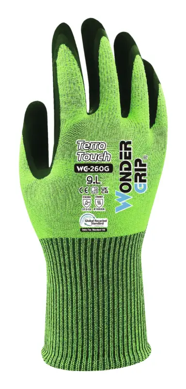 Wonder Grip Handschuh Terra Touch WG-260G, Größe 10 (Verpackungseinheit 12 Paar) Jetzt Bestellen