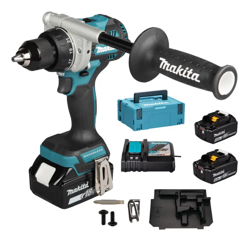 Makita Akku-Bohrschrauber 18V, DDF492RG3J, 141 Nm, 3 x 6 Ah Li-Ion in MAKPAC 2 Nur Für Kurze Zeit