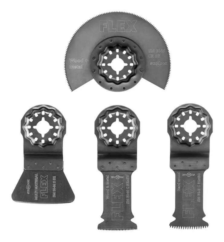Flex SM FI-SET Sägeblatt-Set Starlock Boden/Installation (Verpackungseinheit 4 Stück) Expressversand