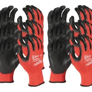 Top-Angebot Milwaukee Schnittschutzhandschuhe Klasse 3/C, Größe 10 (XL) - 12er Pack (Verpackungseinheit 1 Paar)