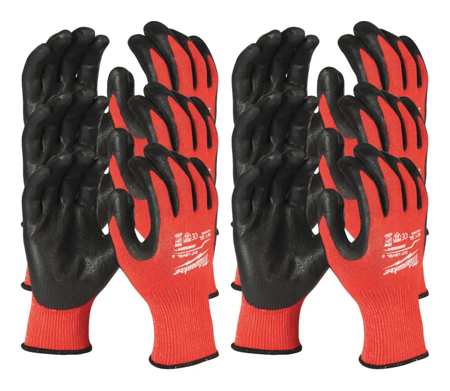 Sichere Zahlung Milwaukee Schnittschutzhandschuhe Klasse 3/C, Größe 11 (XXL) - 12er Pack (Verpackungseinheit 1 Paar)