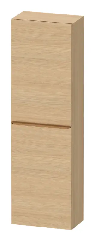 Duravit D-Neo Halbhochschrank mit 1 Tür Anschlag links Griff Bronze Gebürstet 400 x 1320 x 240 mm - Eiche Natur Matt Nur Heute