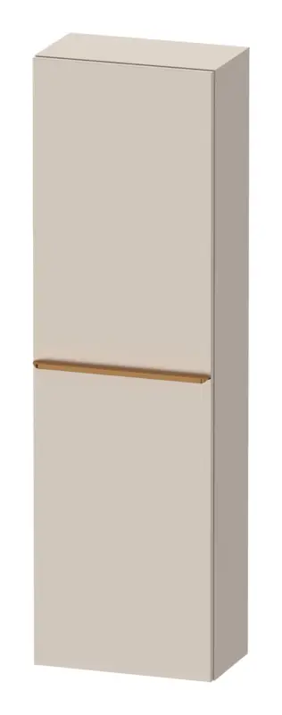 Duravit D-Neo Halbhochschrank mit 1 Tür Anschlag rechts Griff Bronze Gebürstet 400 x 1320 x 240 mm - Taupe Matt Wochenendangebot