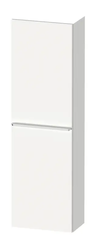 Duravit D-Neo Halbhochschrank mit 1 Tür Anschlag rechts Griff Chrom Hochglanz 400 x 1320 x 240 mm - Weiß Matt Direktkauf