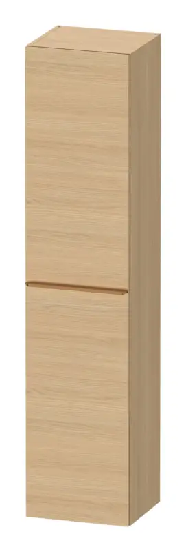 Sichere Zahlung Duravit D-Neo Hochschrank mit 1 Tür Anschlag links Griff Bronze Gebürstet 400 x 1760 x 360 mm - Eiche Natur Matt