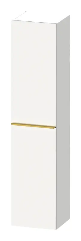 Top-Preis Duravit D-Neo Hochschrank mit 1 Tür Anschlag links Griff Gold Poliert 400 x 1760 x 360 mm - Weiß Matt