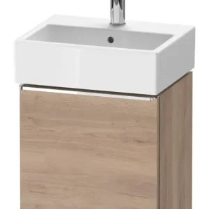 Top-Seller Duravit D-Neo Waschtischunterschrank mit 1 Tür Anschlag rechts Griff Chrom Hochglanz 434 x 440 x 322 mm - Eiche Marmoriert Matt