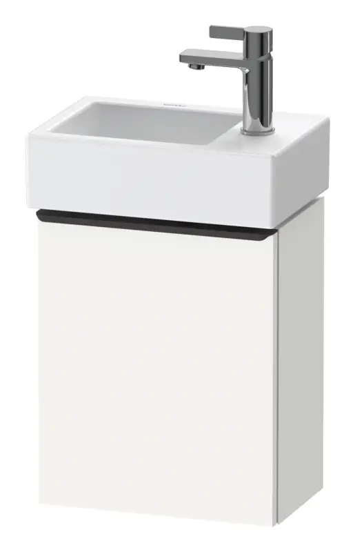 Direkt Vom Hersteller Duravit D-Neo Waschtischunterschrank mit 1 Tür Anschlag rechts Griff Diamantschwarz Matt 364 x 440 x 222 mm - Weiß Matt