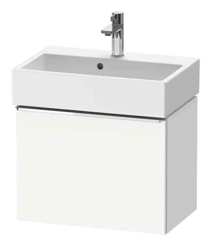Sale Duravit D-Neo Waschtischunterschrank mit 1 Auszug Griff Chrom Hochglanz 584 x 440 x 372 mm - Weiß Matt