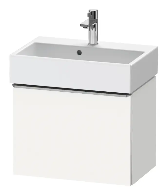 Jetzt Bestellen Duravit D-Neo Waschtischunterschrank mit 1 Auszug Griff Edelstahl Gebürstet 584 x 440 x 372 mm - Weiß Matt