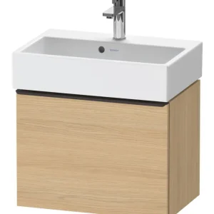 Angebot Duravit D-Neo Waschtischunterschrank mit 1 Auszug Griff Diamantschwarz Matt 584 x 440 x 372 mm - Eiche Natur Matt