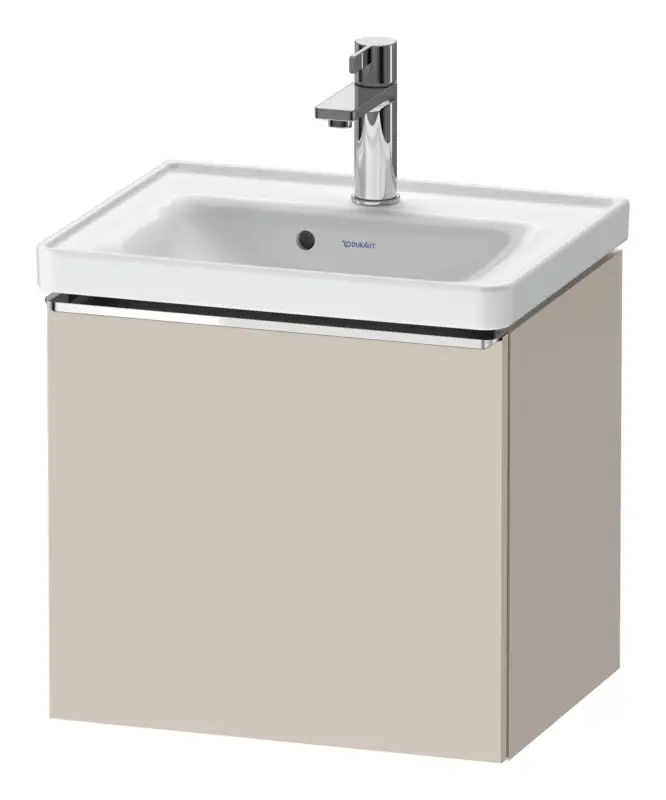 Preis Gesenkt Duravit D-Neo Waschtischunterschrank mit 1 Auszug Griff Chrom Hochglanz 484 x 440 x 372 mm - Taupe Matt
